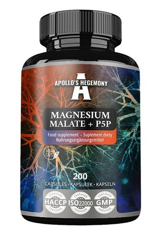 Apollo'S Hegemony - Magnesium Malate + P5P - 200 kapselia