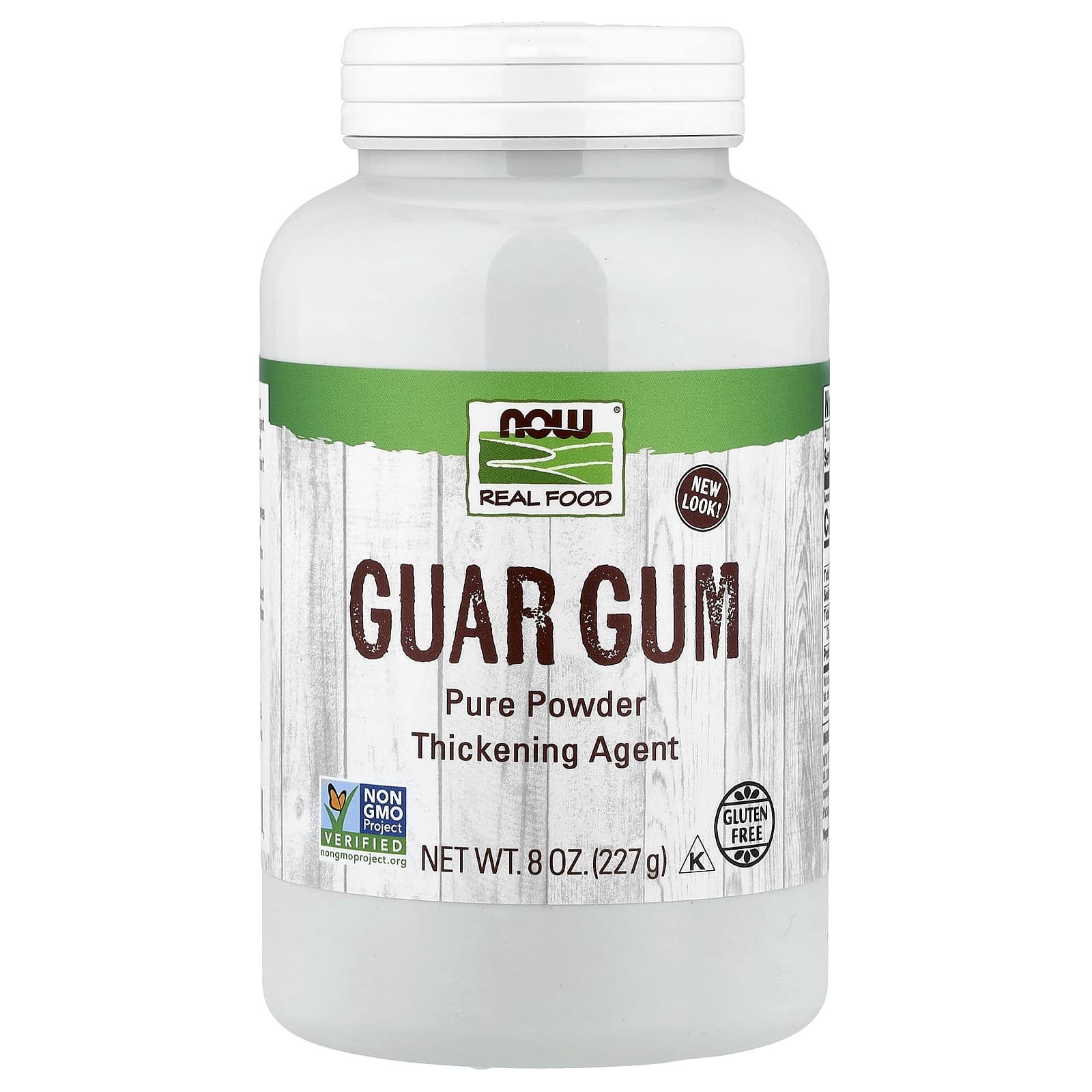 NOW Foods Guar Gum baksida näringsfakta