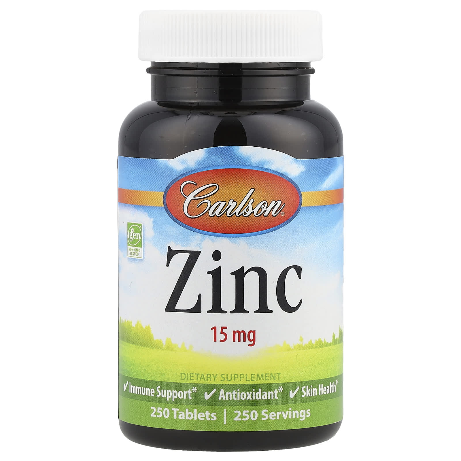 Carlson Labs Zinc baksida näringsfakta