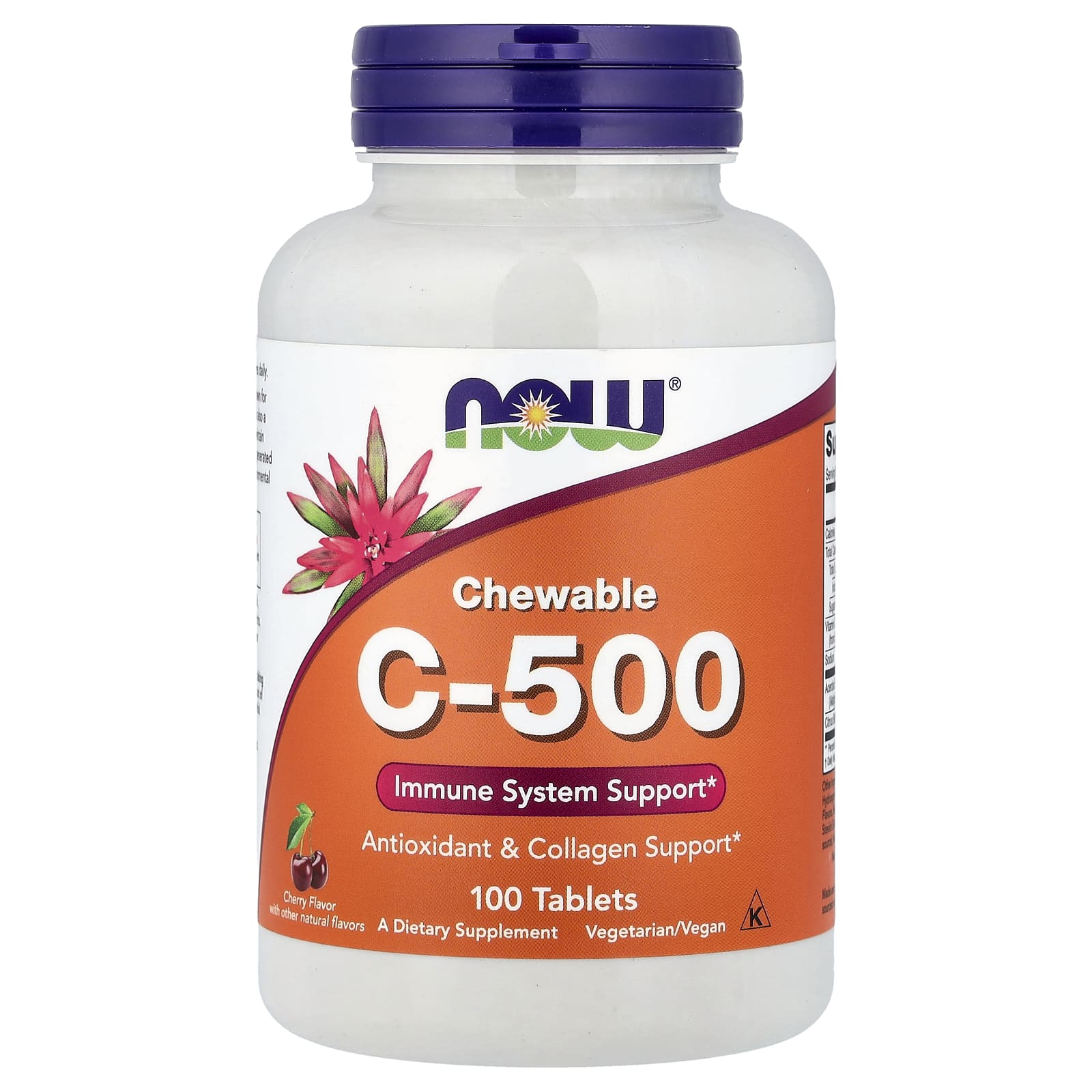 Vitamin C 500 Tuggtabletter näringsfakta