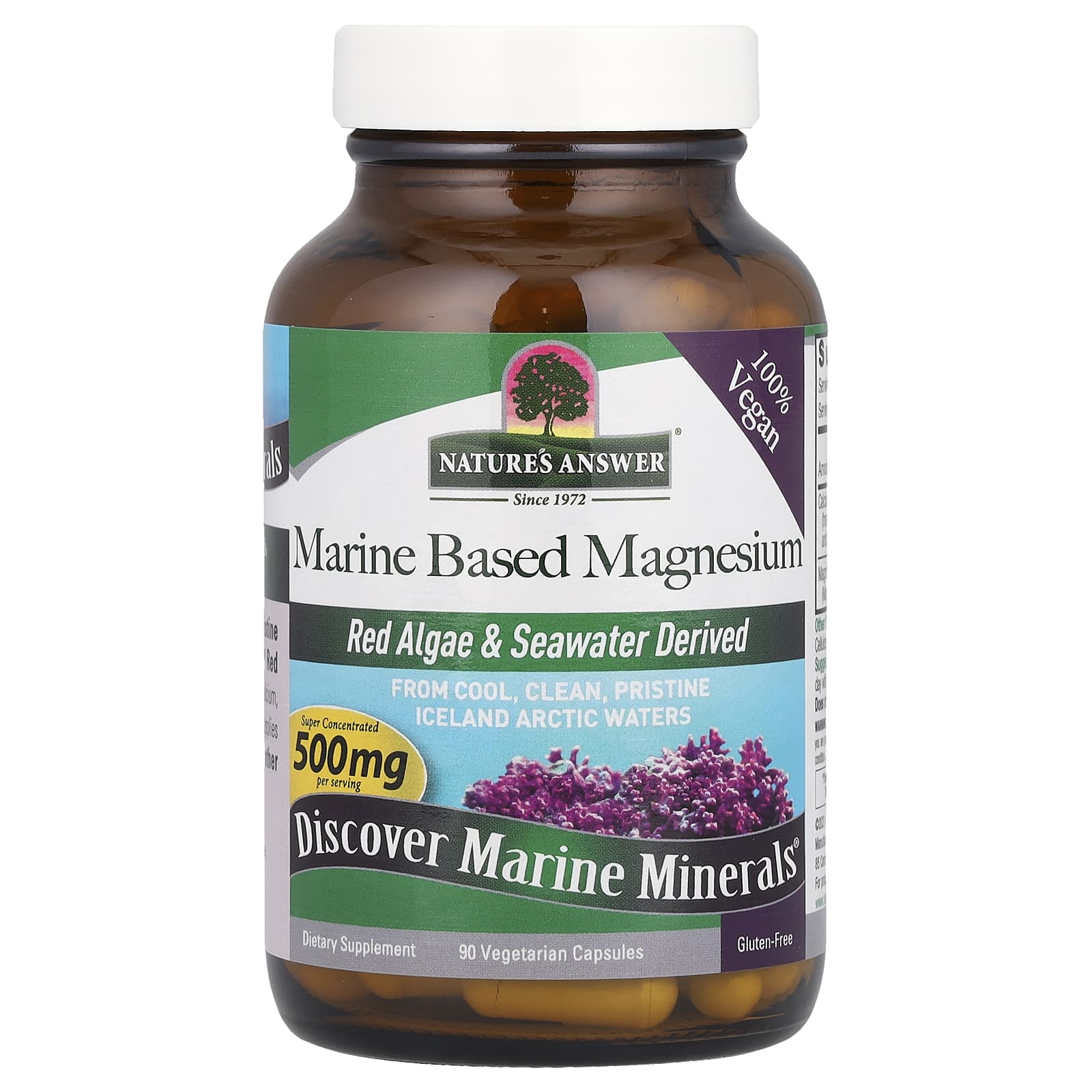 Nature's Answer - Marine Baseret Magnesium - 90 Vcaps