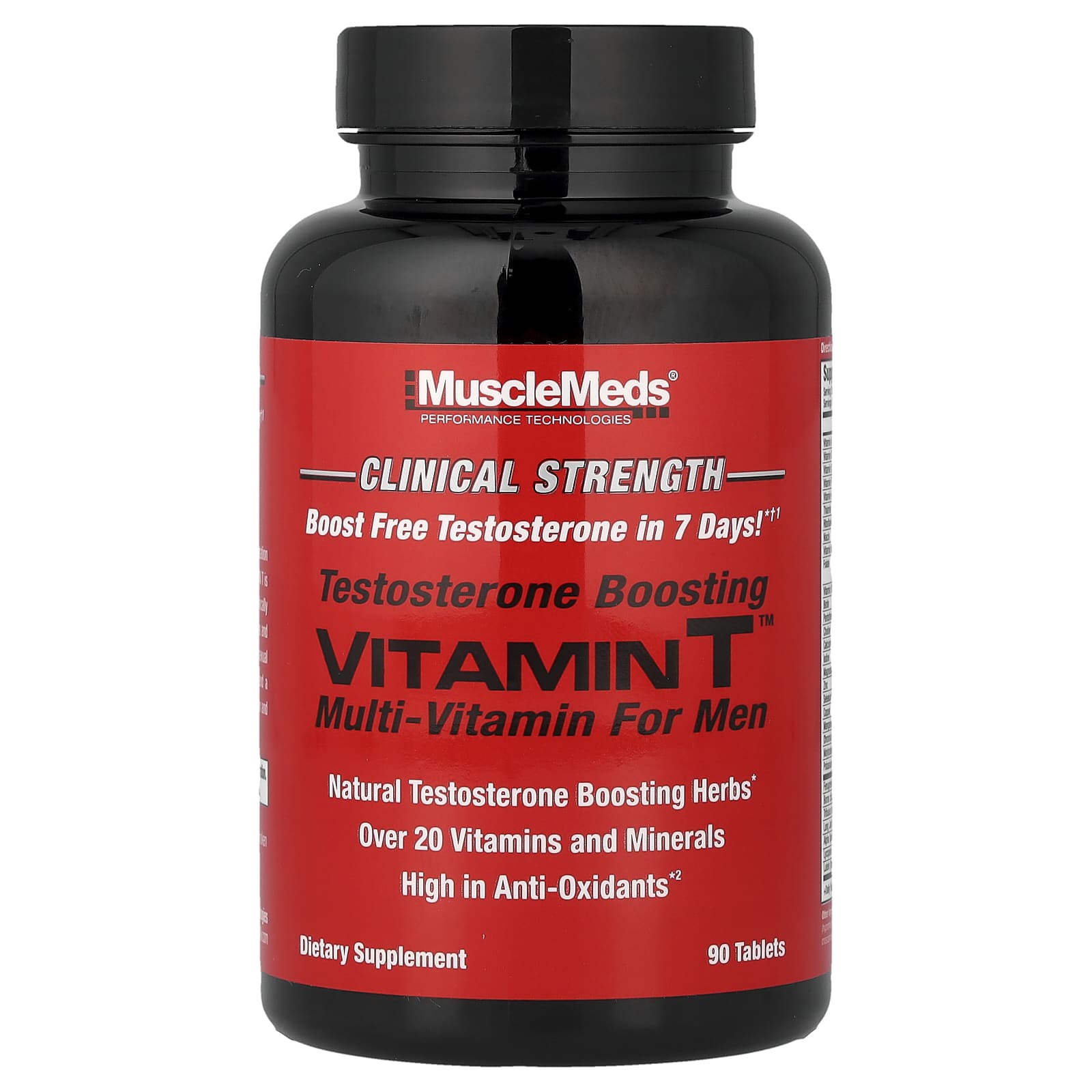 MuscleMeds Vitamin T dosering anvisning
