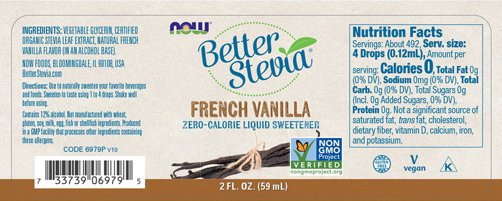 NOW Foods - Better Stevia Liquid French