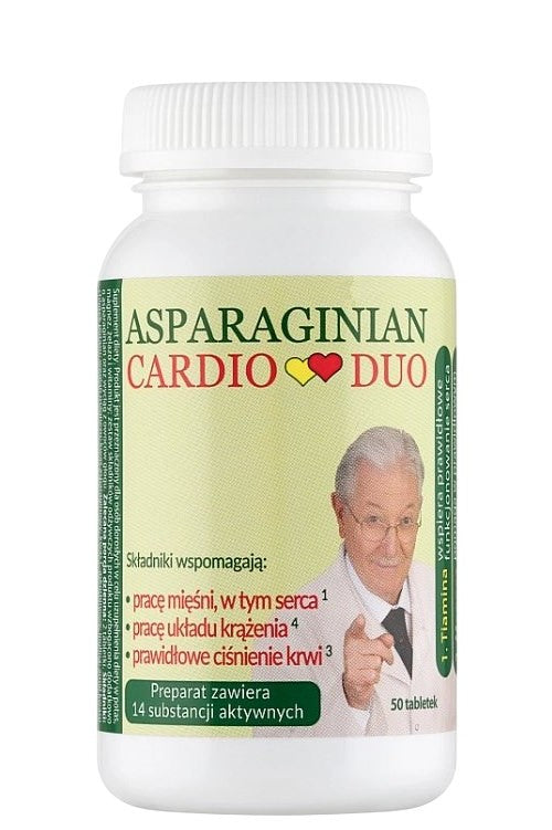 Uniphar - Asparaginian Cardio Duo - 50 Tabs