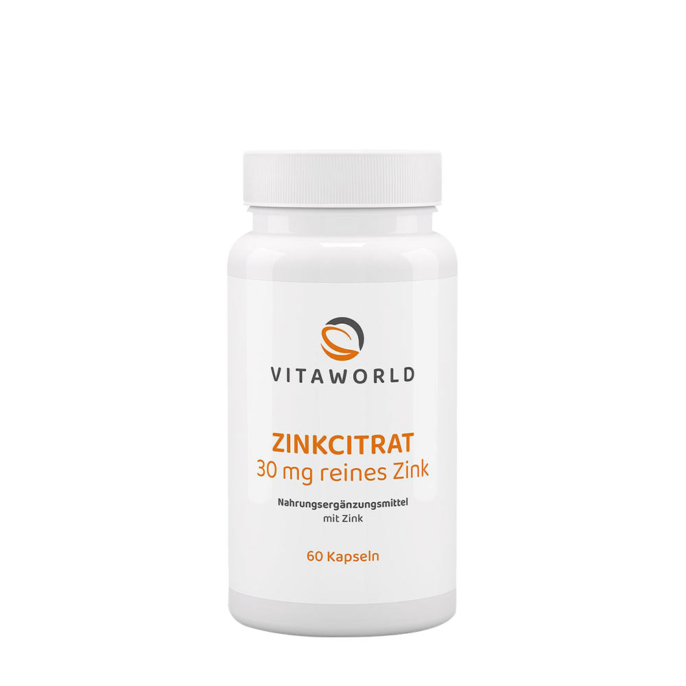 Vitaworld - Zinc Citrate - 60 Kapseln