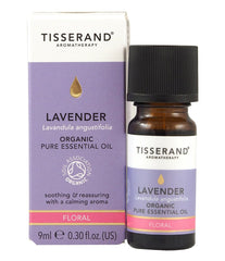 Tisserand Aromatherapy Organic 9ml baksida etikett