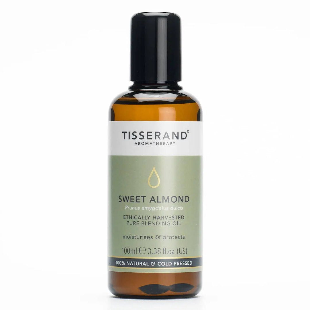 Sweet Almond Oil – Etiskt skördad baksida etikett