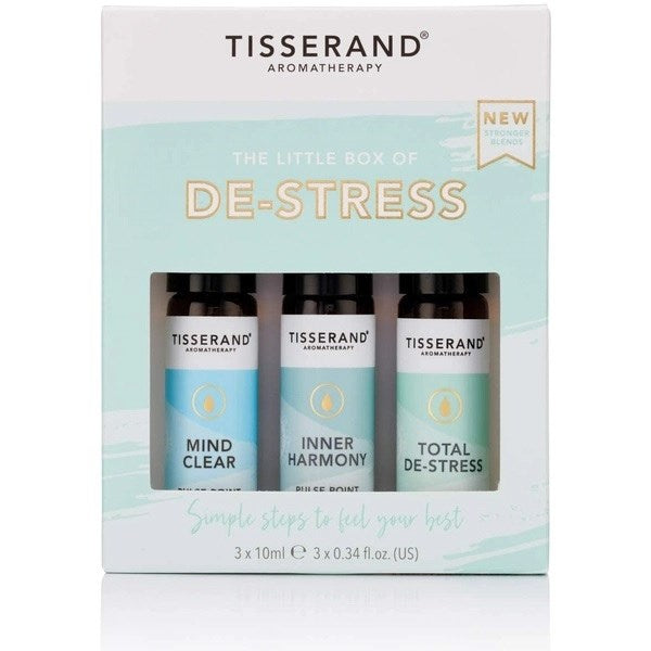 The Gift Of De-Stress Aromaterapi-set produktdetalj etikett