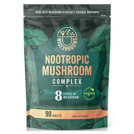 Wiseshrooms - Nootropic Mushroom Complex - 90 Tabs