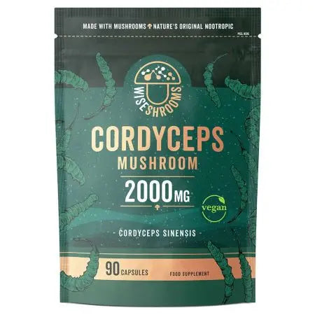 Wiseshrooms - Cordyceps - 2000mg (90 Caps)
