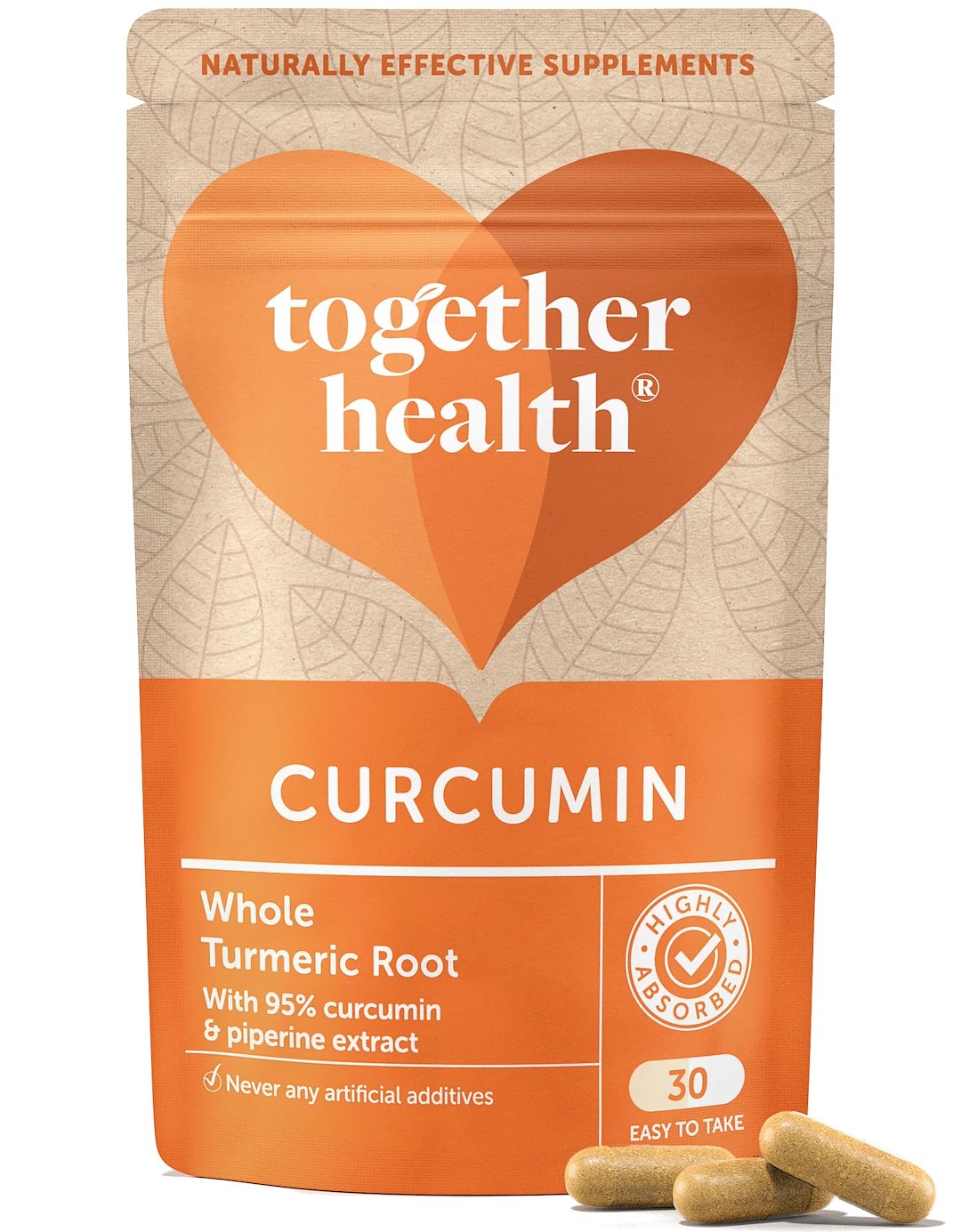 Together - Curcumin & Turmeric Root With Piperine - 30 Caps