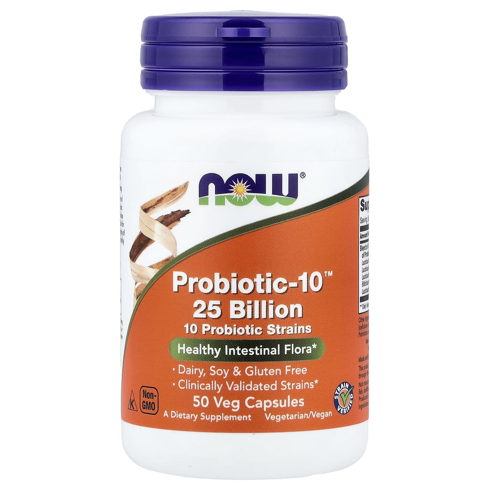 Probiotic-10 – 25 miljarder CFU ingredienser
