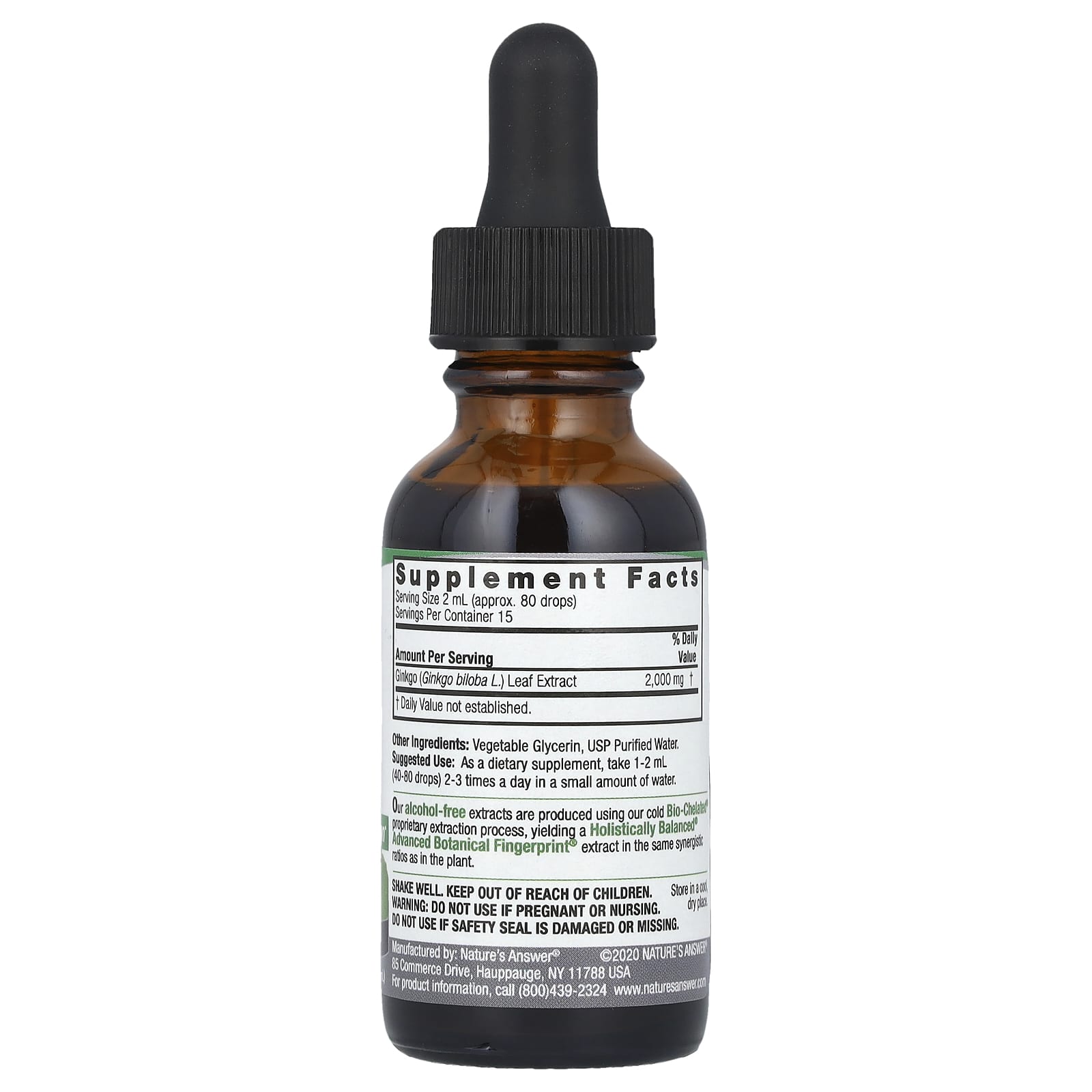 Nature'S Answer - Ginkgo-lehti 2000mg
