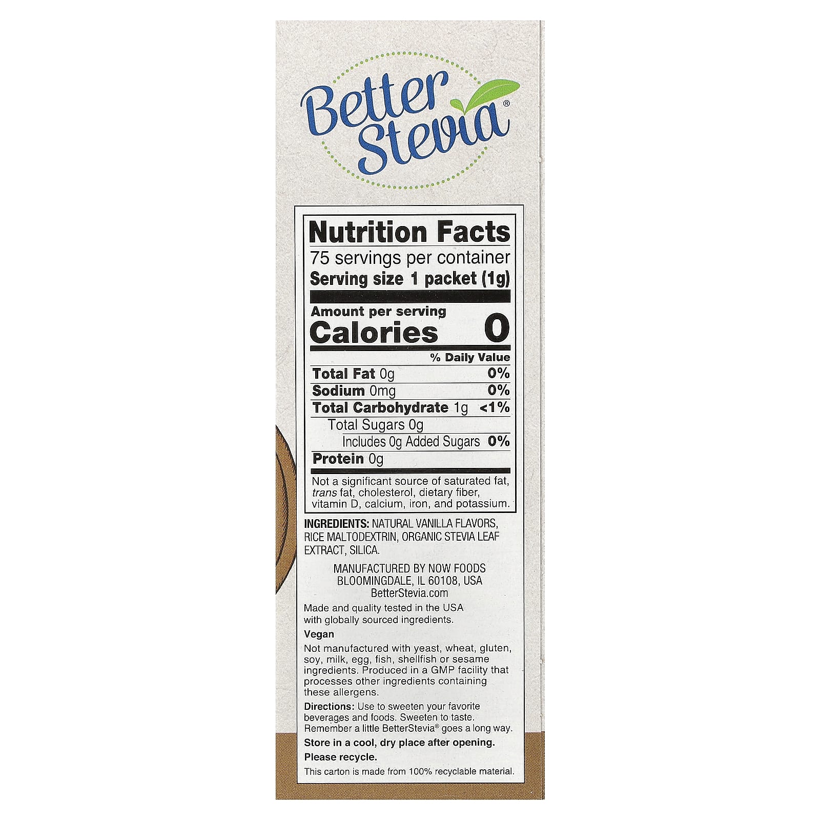 NOW Foods - Better Stevia
