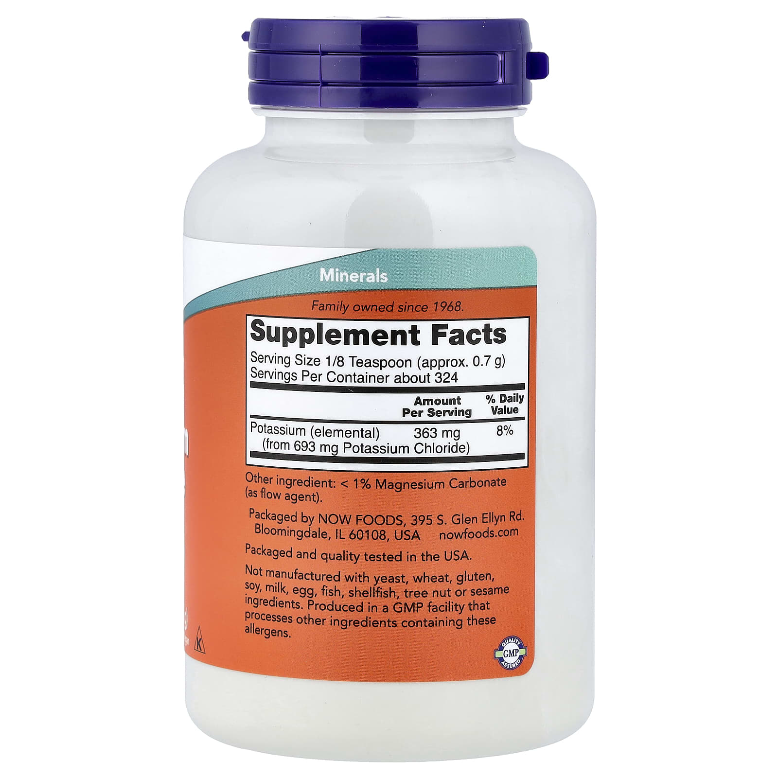 NOW Foods - Kaliumkloridi Jauhe - 227g