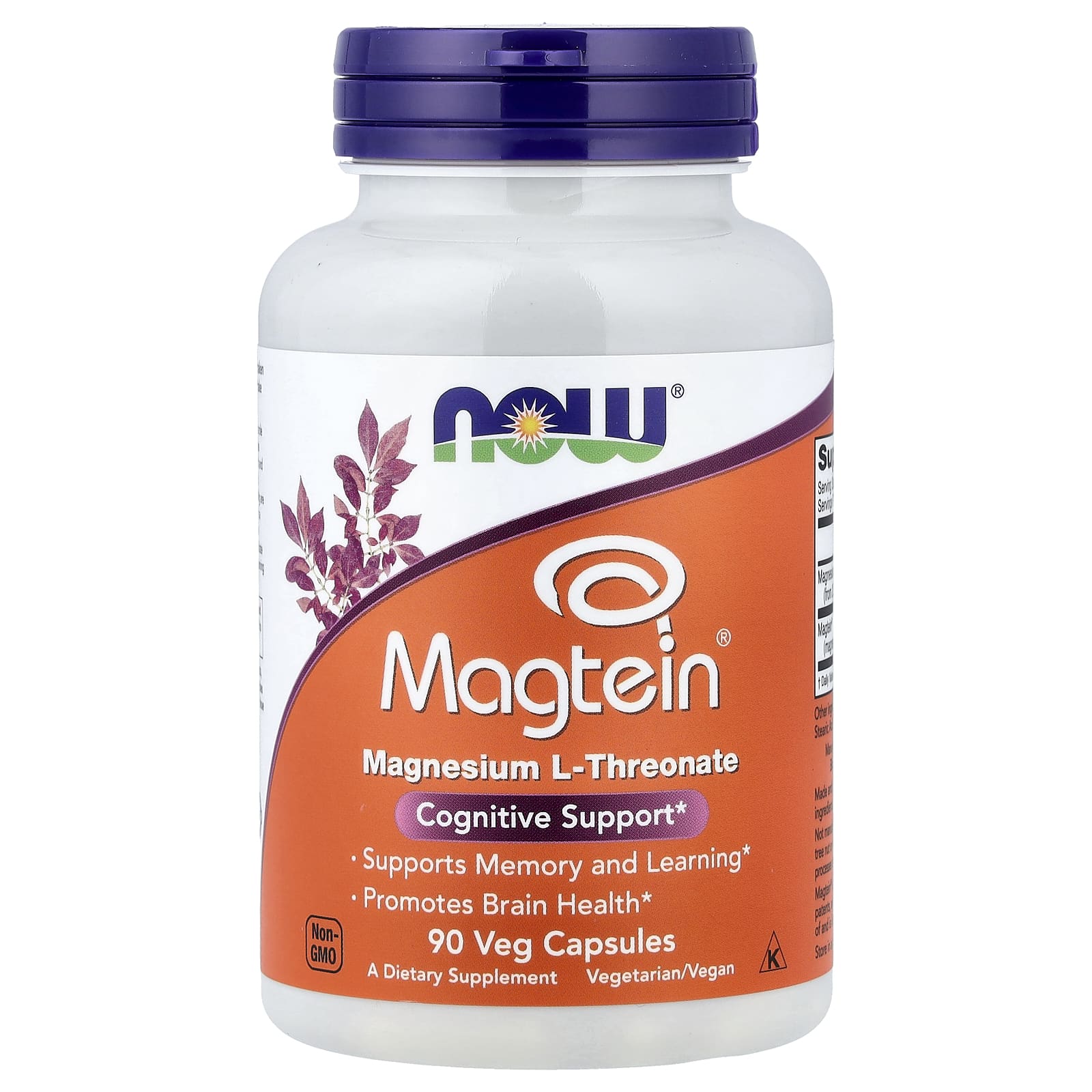 NOW Foods Magtein produktdetalj sida