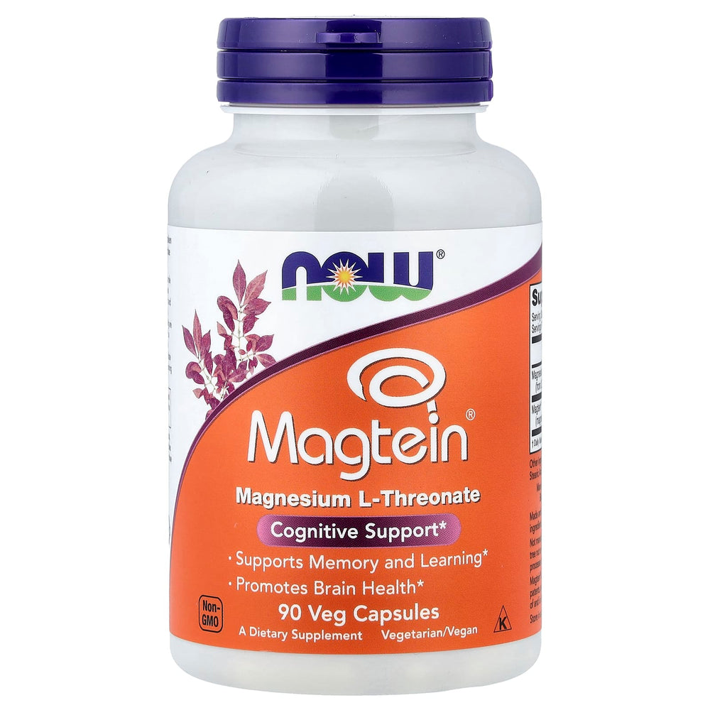 NOW Foods Magtein produktdetalj sida