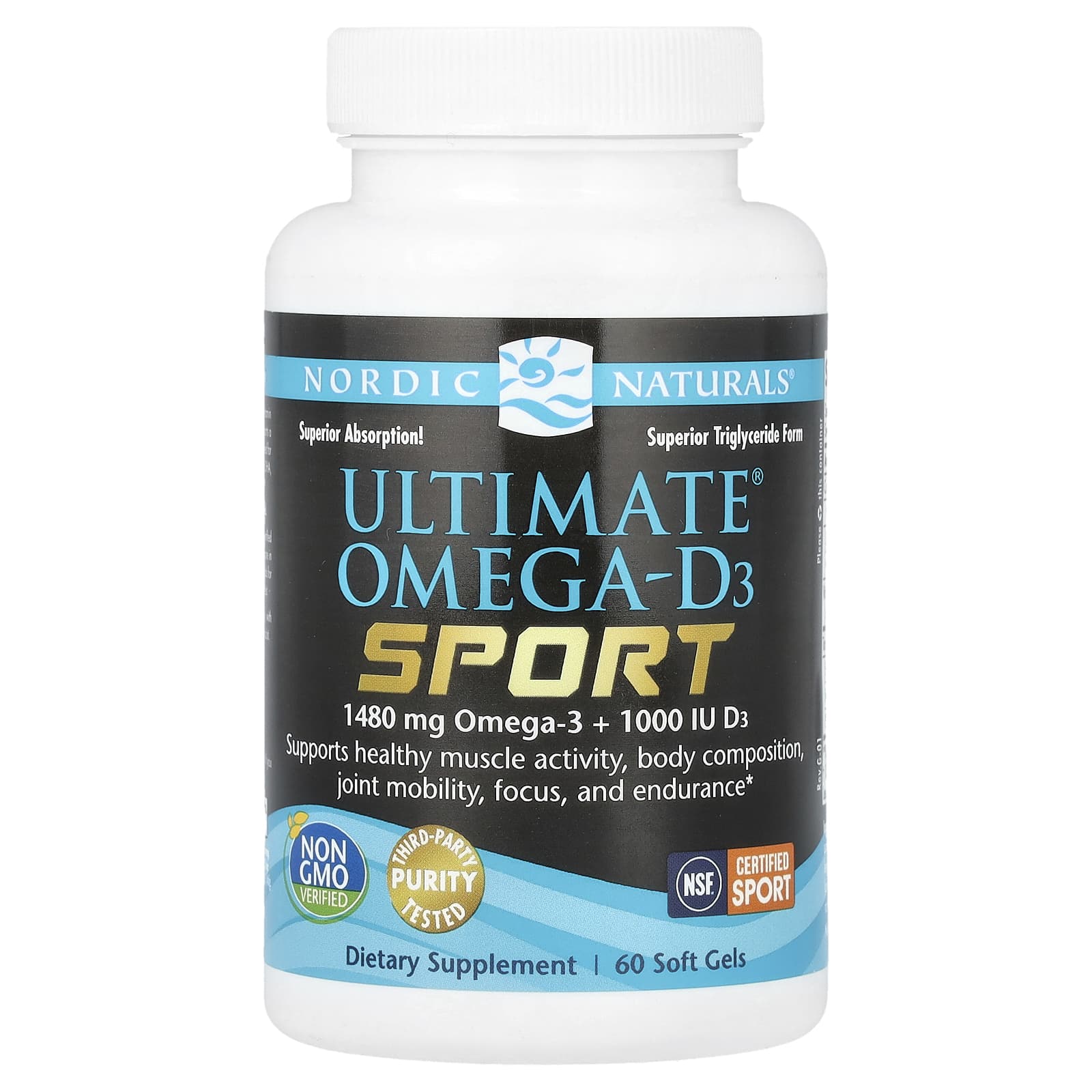 Ultimate Omega D3 Sport framsida