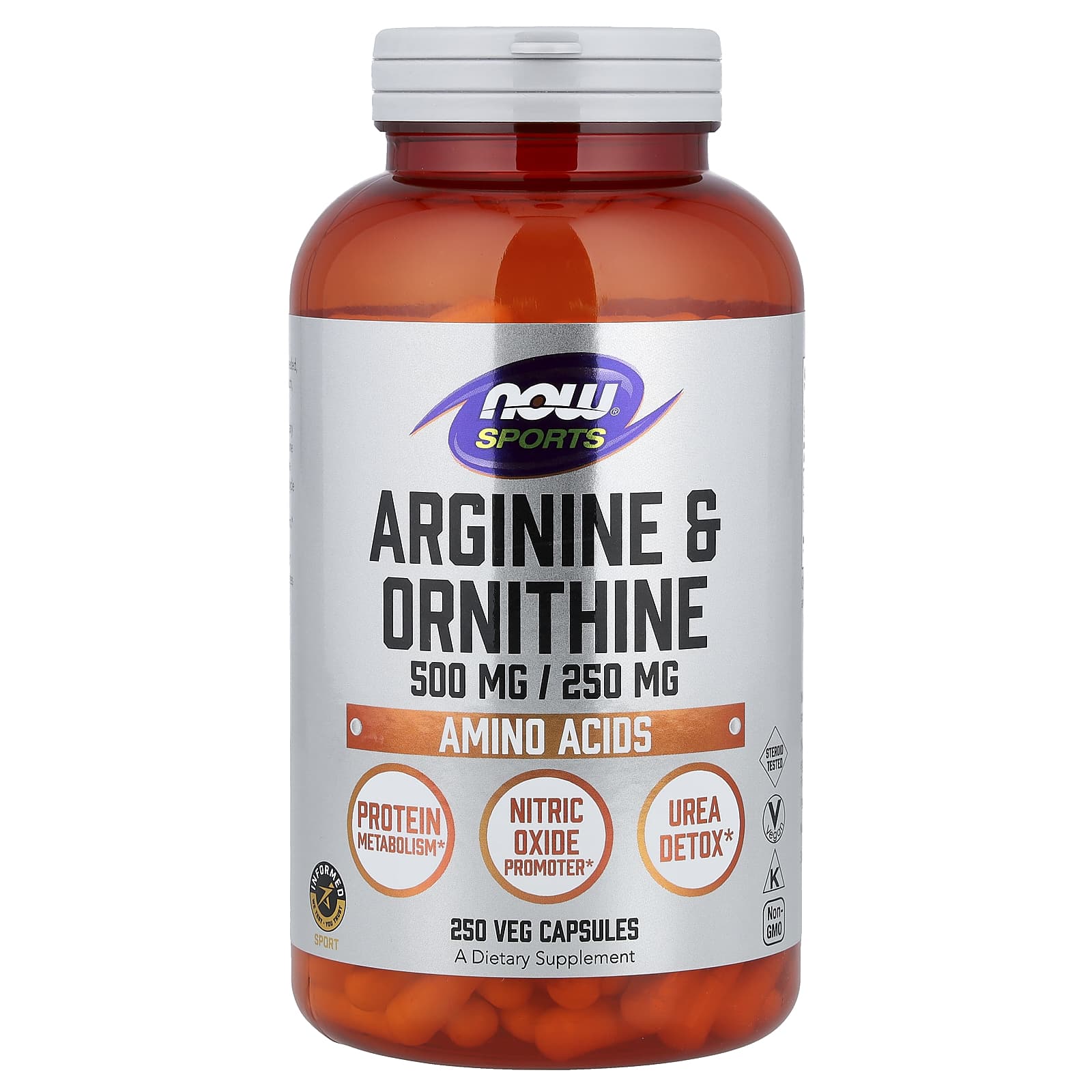 Now Foods - Arginin & Ornitin