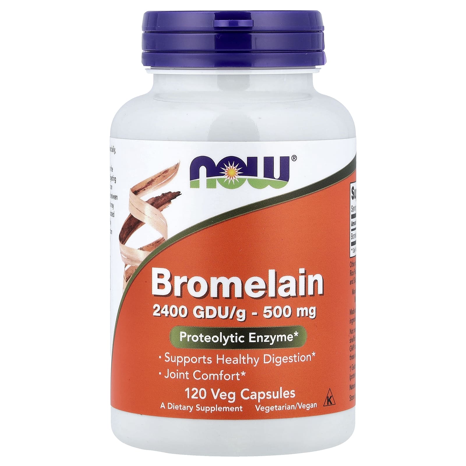 NOW Foods - Bromelain - Fordøjelsesenzym