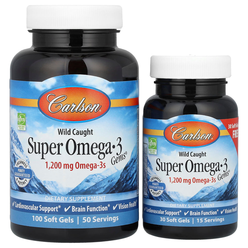Wild Caught Super Omega-3 Gems baksida