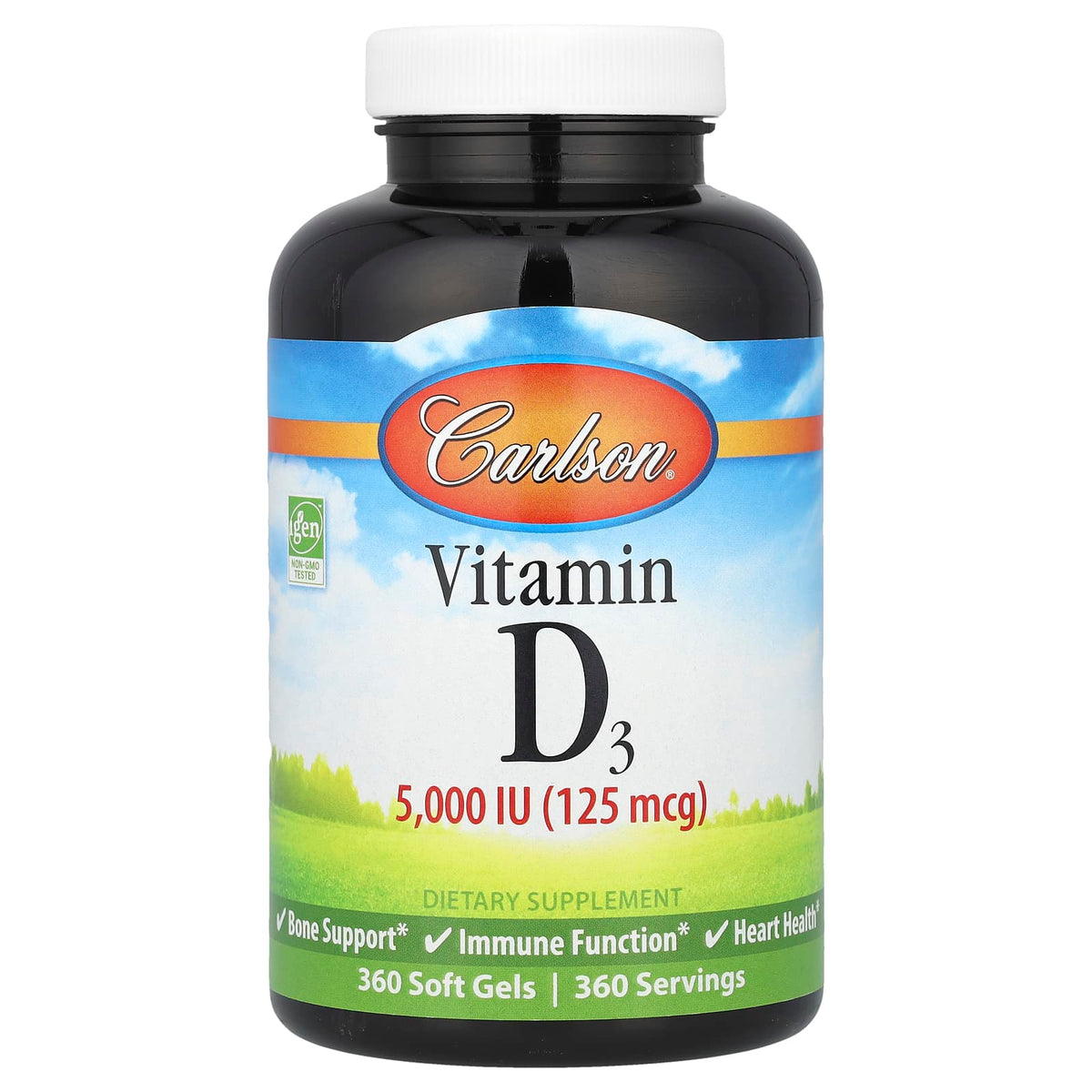 Carlson Labs - Vitamin D3 - 360 Kapsler