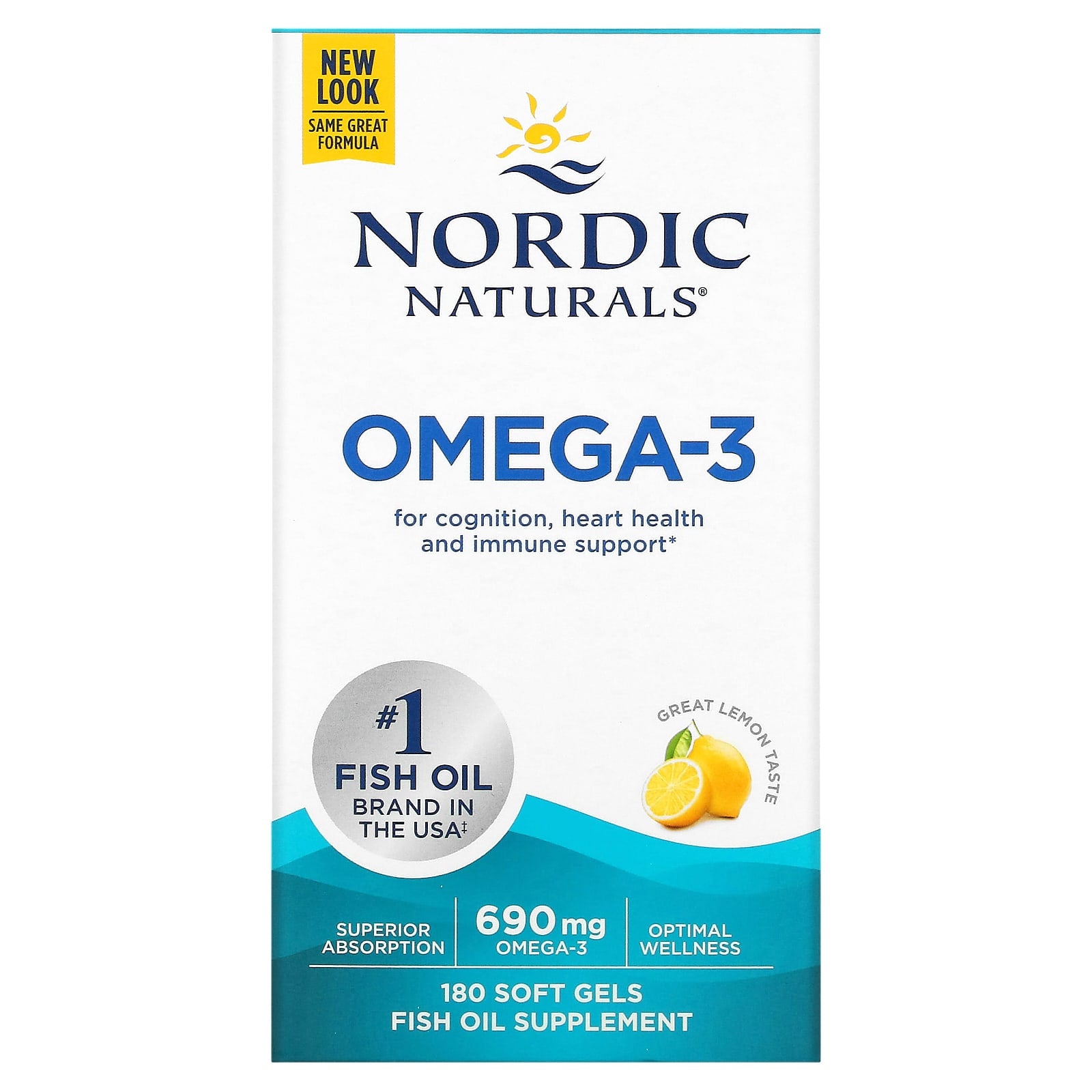 Omega-3 690 mg per dos baksida näringsfakta