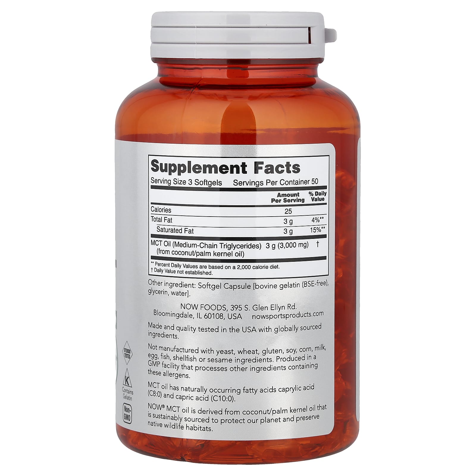 Now Foods - MCT Olie