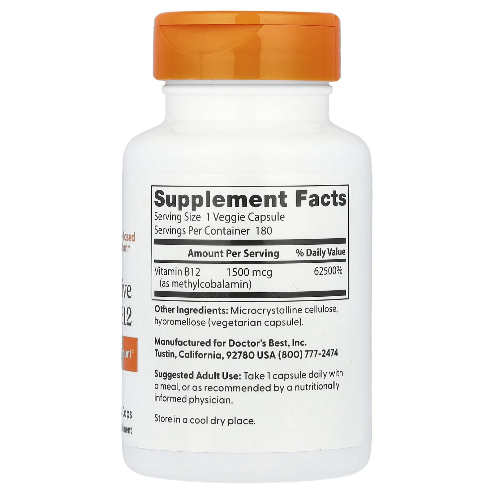 Doctor's Best Fully Active B12 dosering