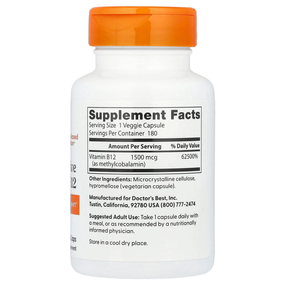 Doctor's Best Fully Active B12 dosering