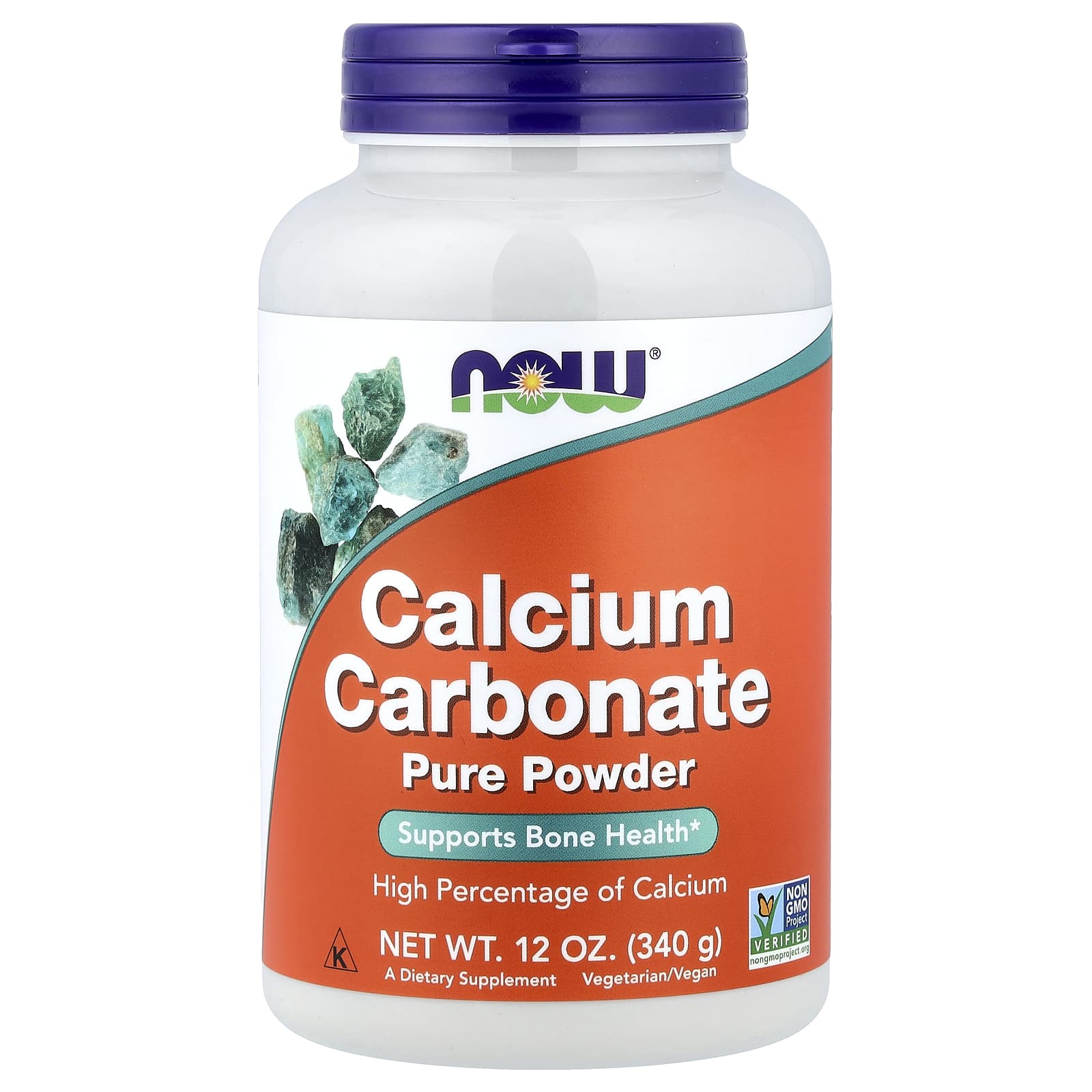 Calcium Carbonate Pure Powder – 340g framsida