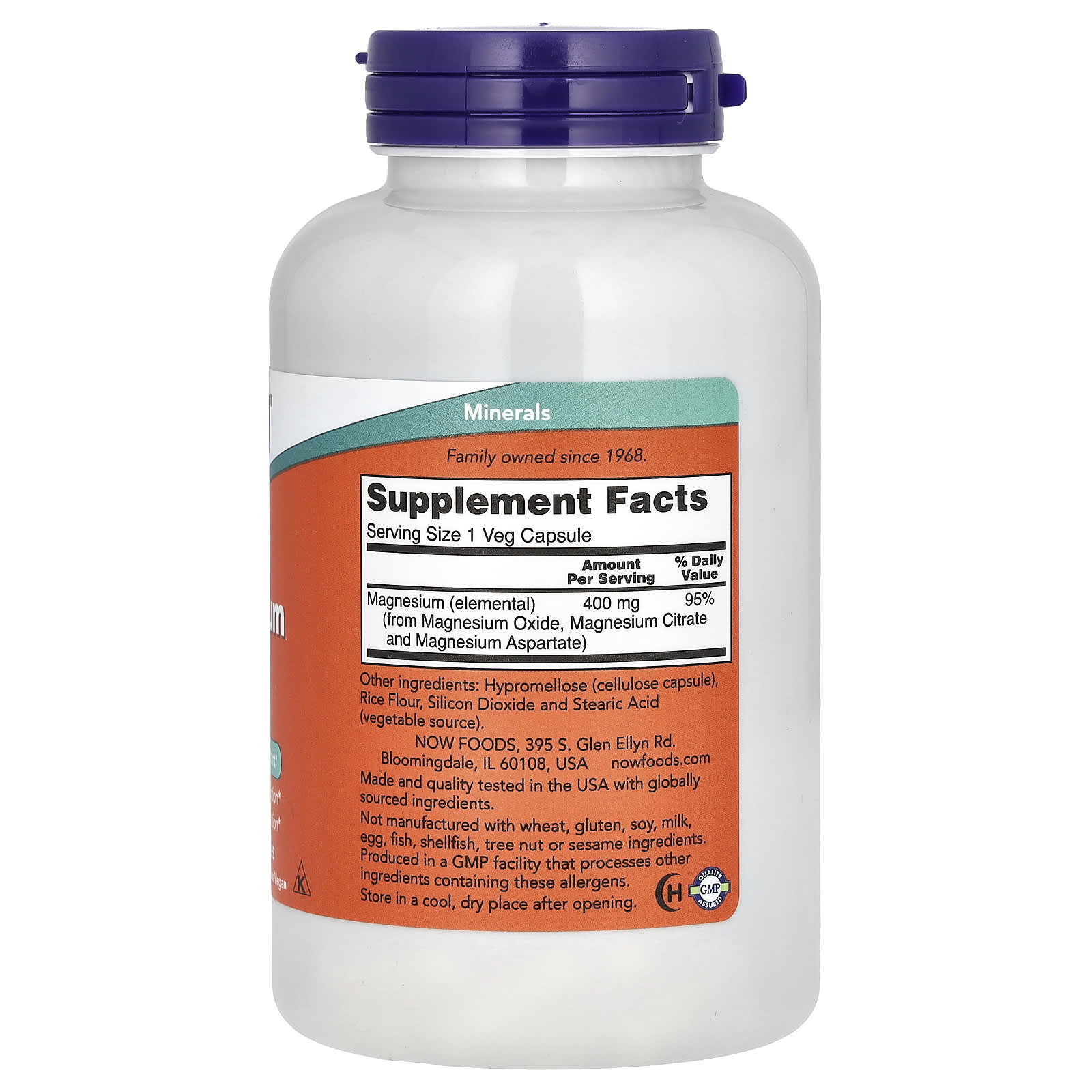 Magnesium 400 mg kapsel närbild