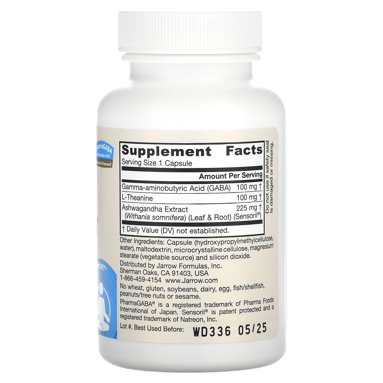 Jarrow Formulas - GABA Soothe - 30 Vcaps
