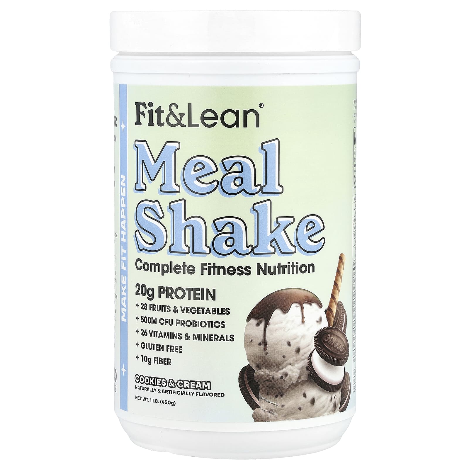 Fit & Lean - Keksit ja kerma - 453g