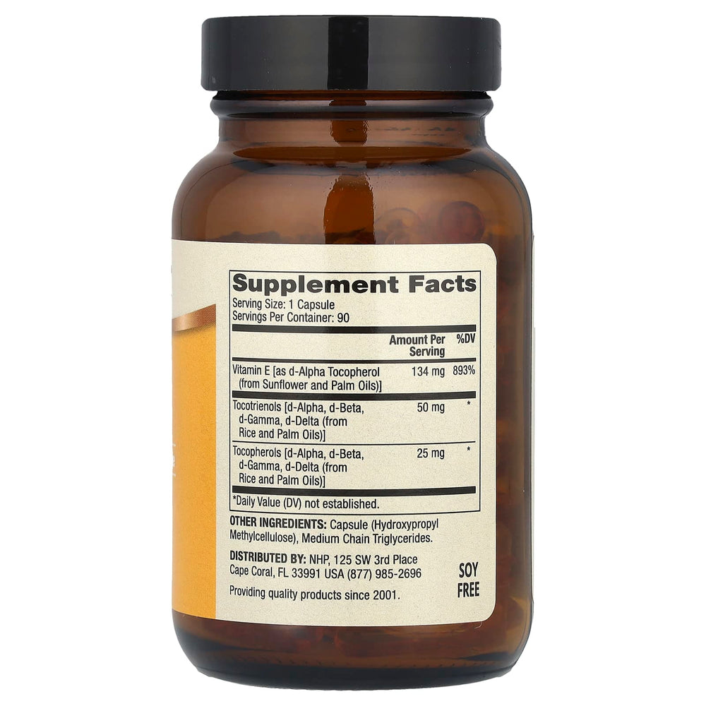 Dr. Mercola Vitamin E produktöversikt
