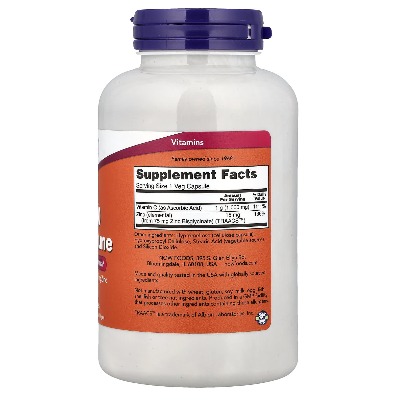 NOW Foods - C 1000 Zinc Immune