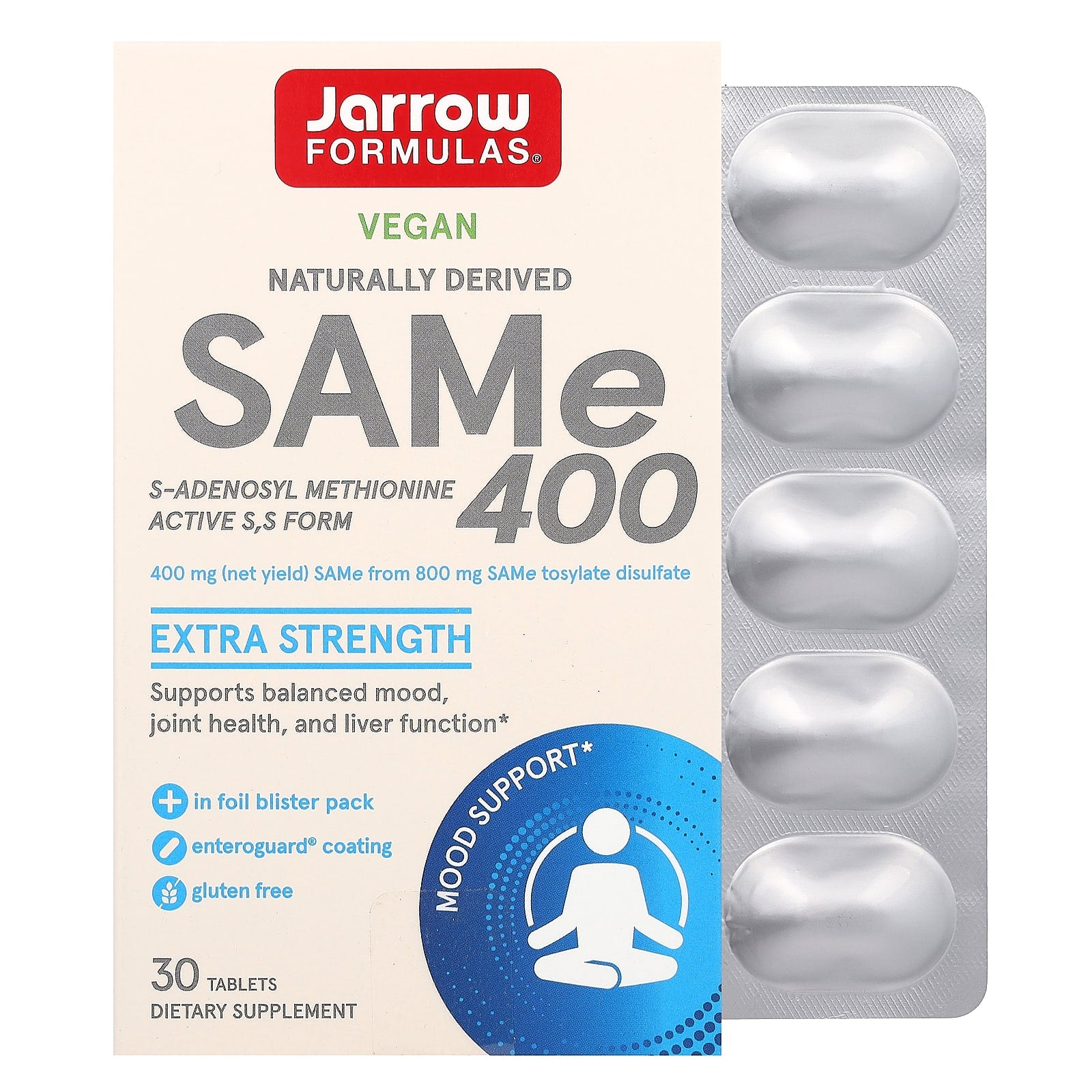 Jarrow Formulas - Natural SAMe Full Potency 400