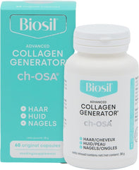Biosil Advanced Collagen Generator baksida näringsfakta
