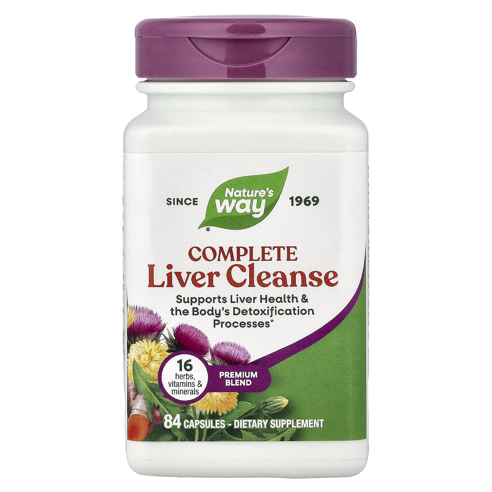 Complete Liver Cleanse baksida näringsfakta