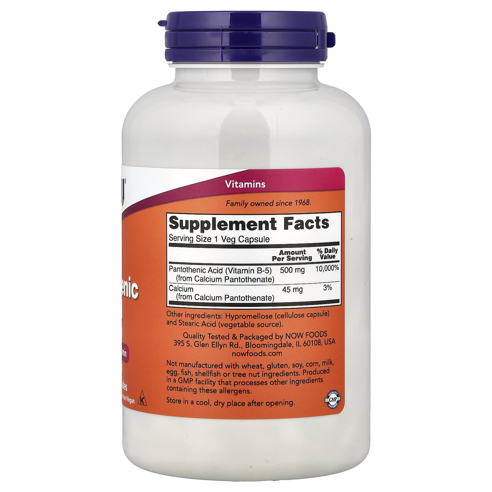 NOW Foods - Pantothenic Acid