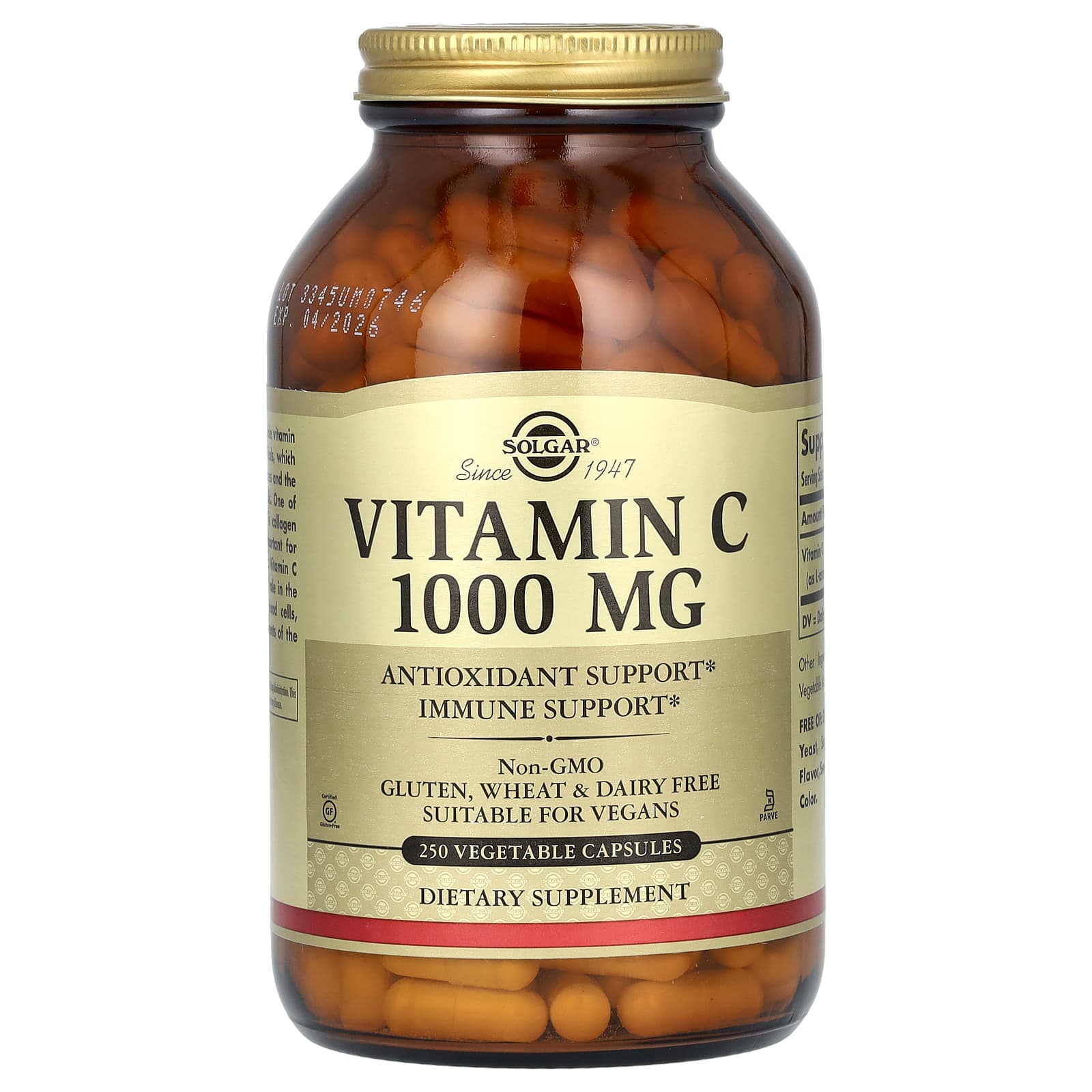 Solgar Vitamin C 1000mg - framsida