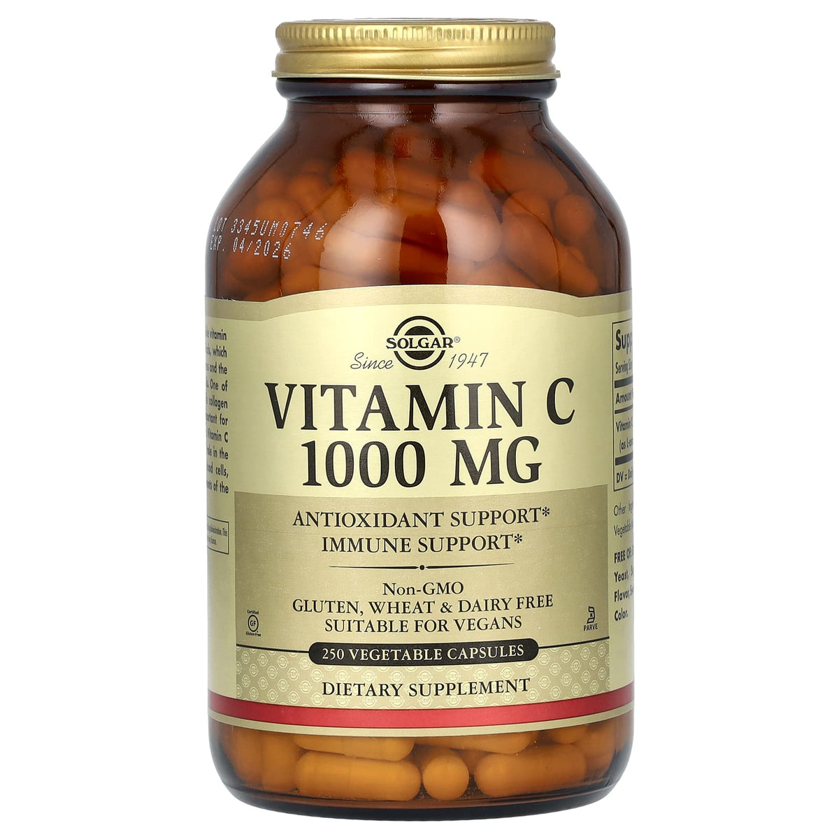 Solgar Vitamin C 1000mg - framsida