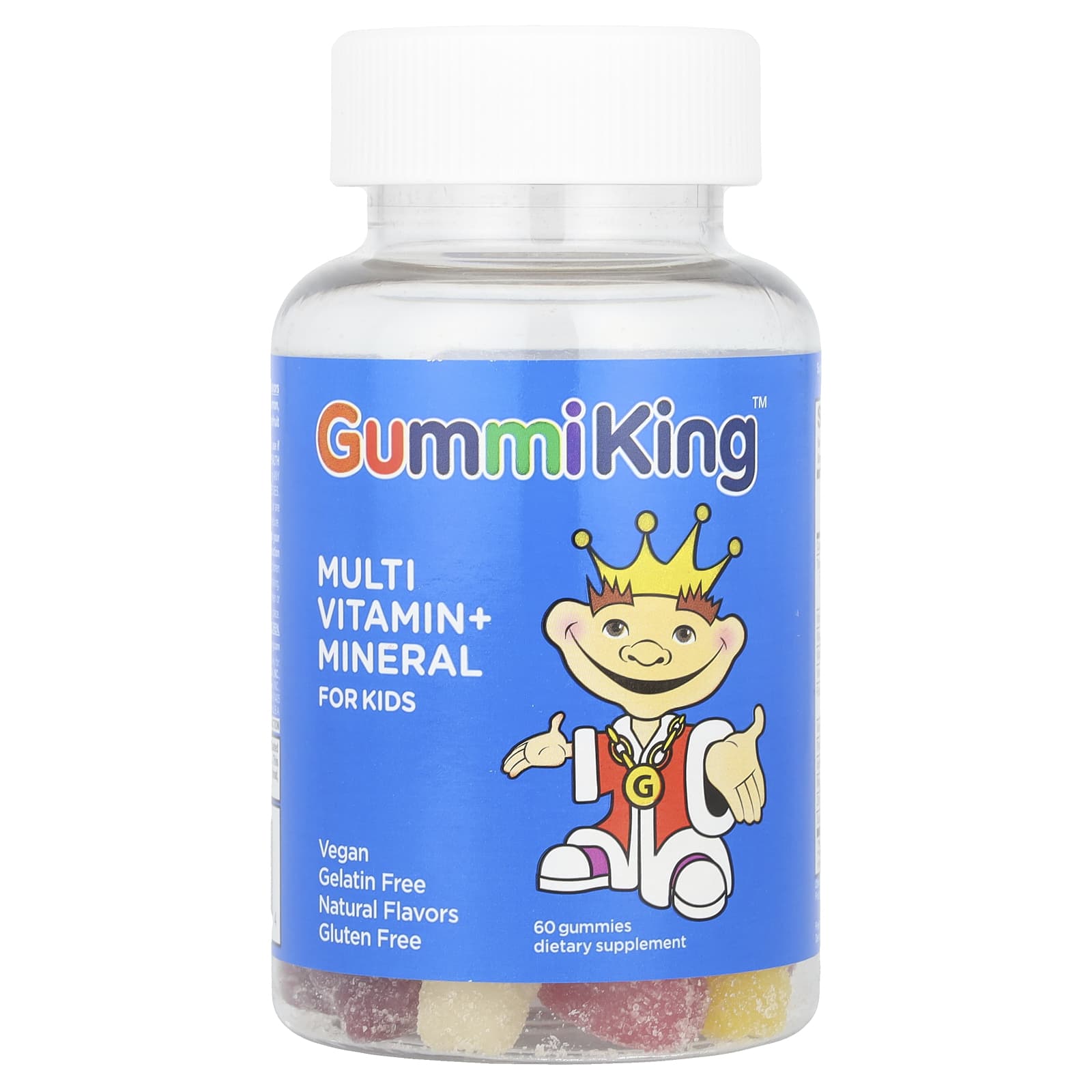 Gummiking Multivitamin + Mineral baksida