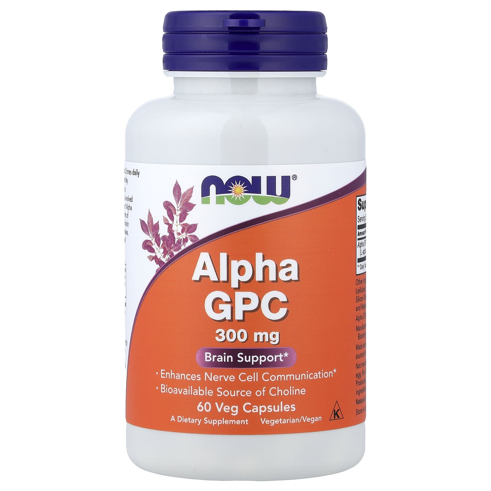 NOW Foods - Alpha Gpc - 60 Vcaps
