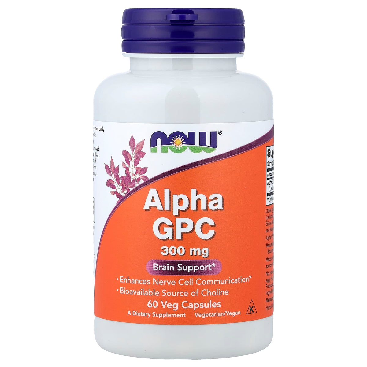NOW Foods - Alpha Gpc - 60 Vcaps