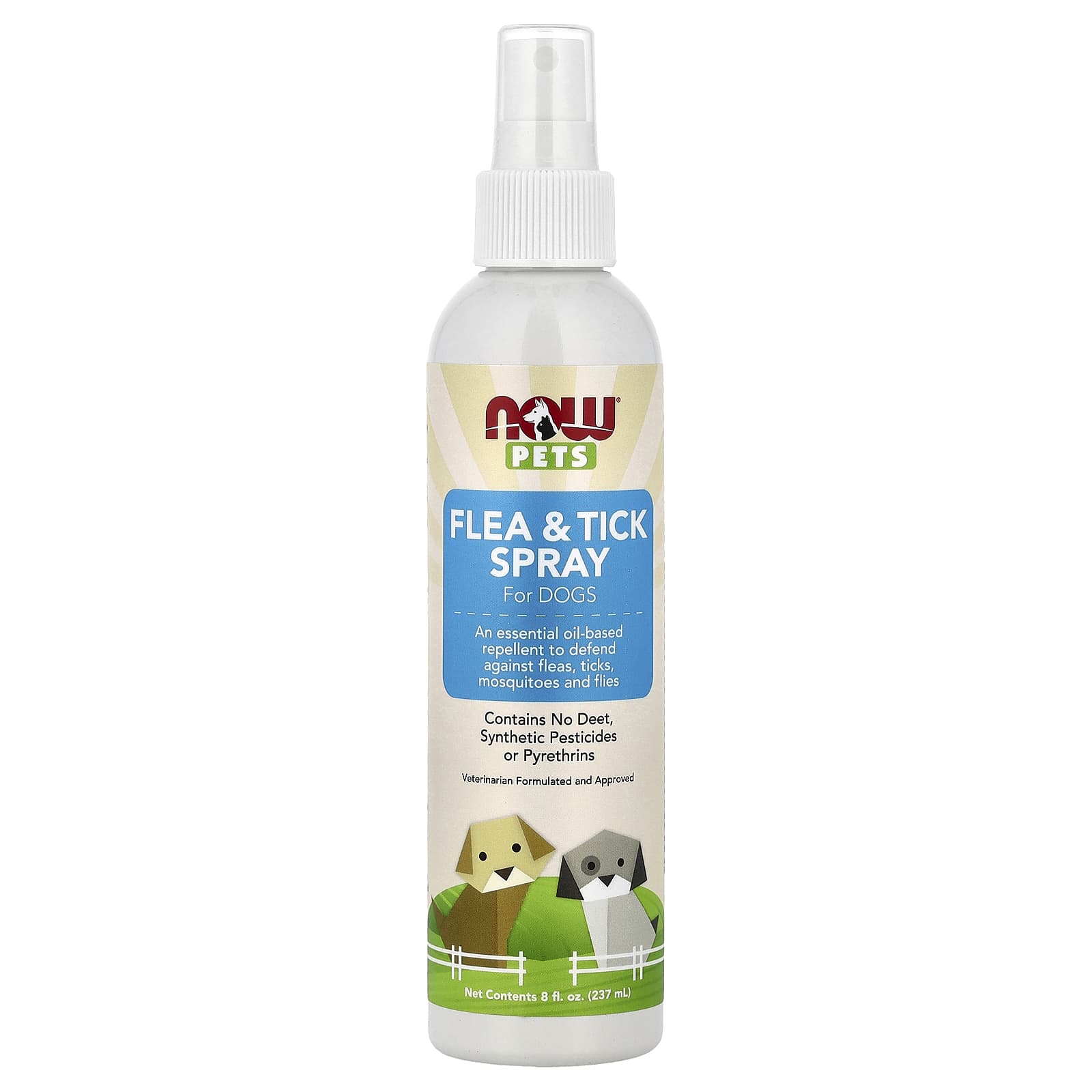 NOW Foods - Flea & Tick Spray For Dogs - 237ml