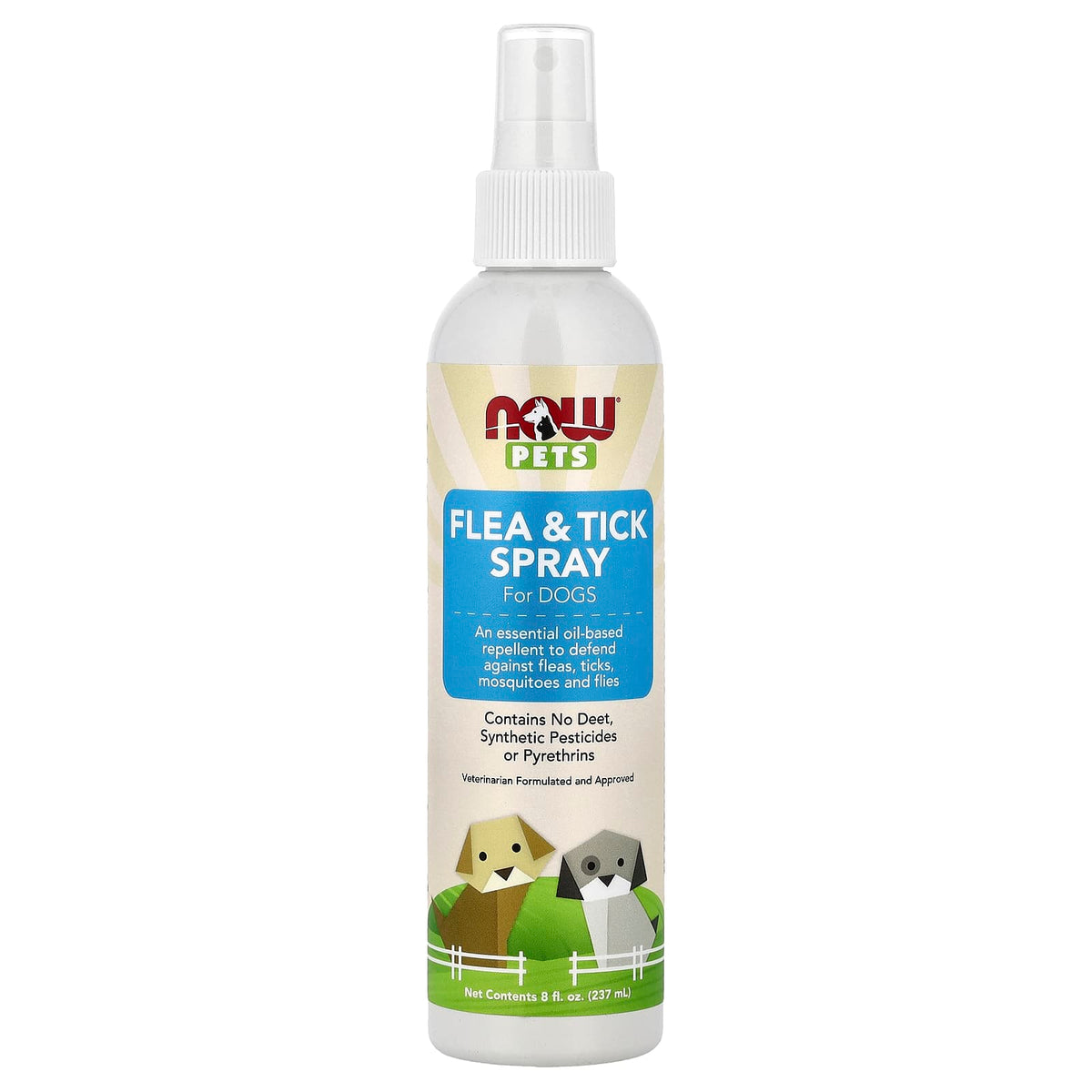 NOW Foods - Flea & Tick Spray For Dogs - 237ml