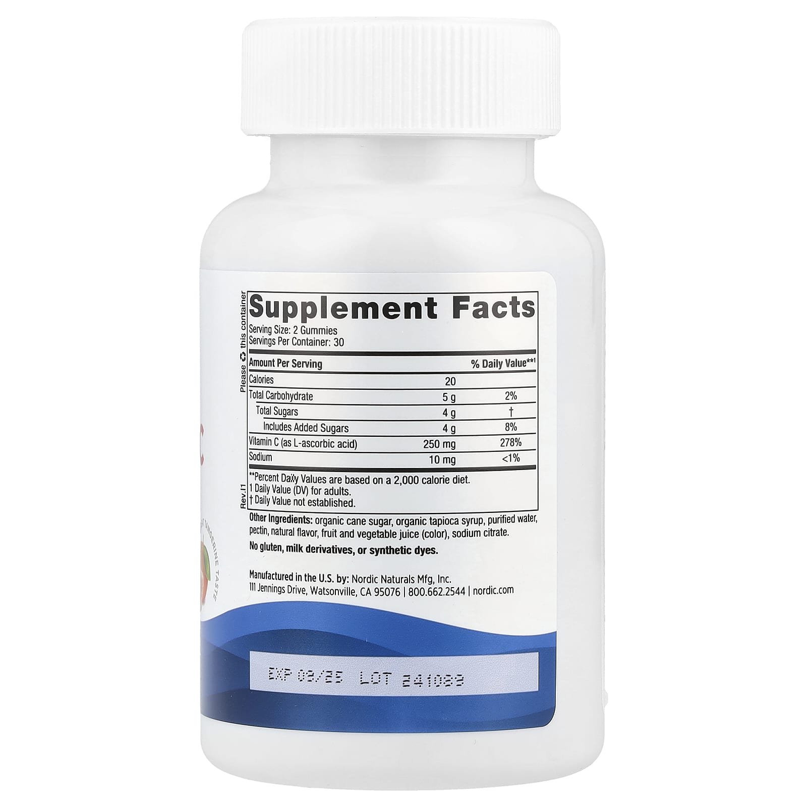 Nordic Naturals - Vitamin C Gummies