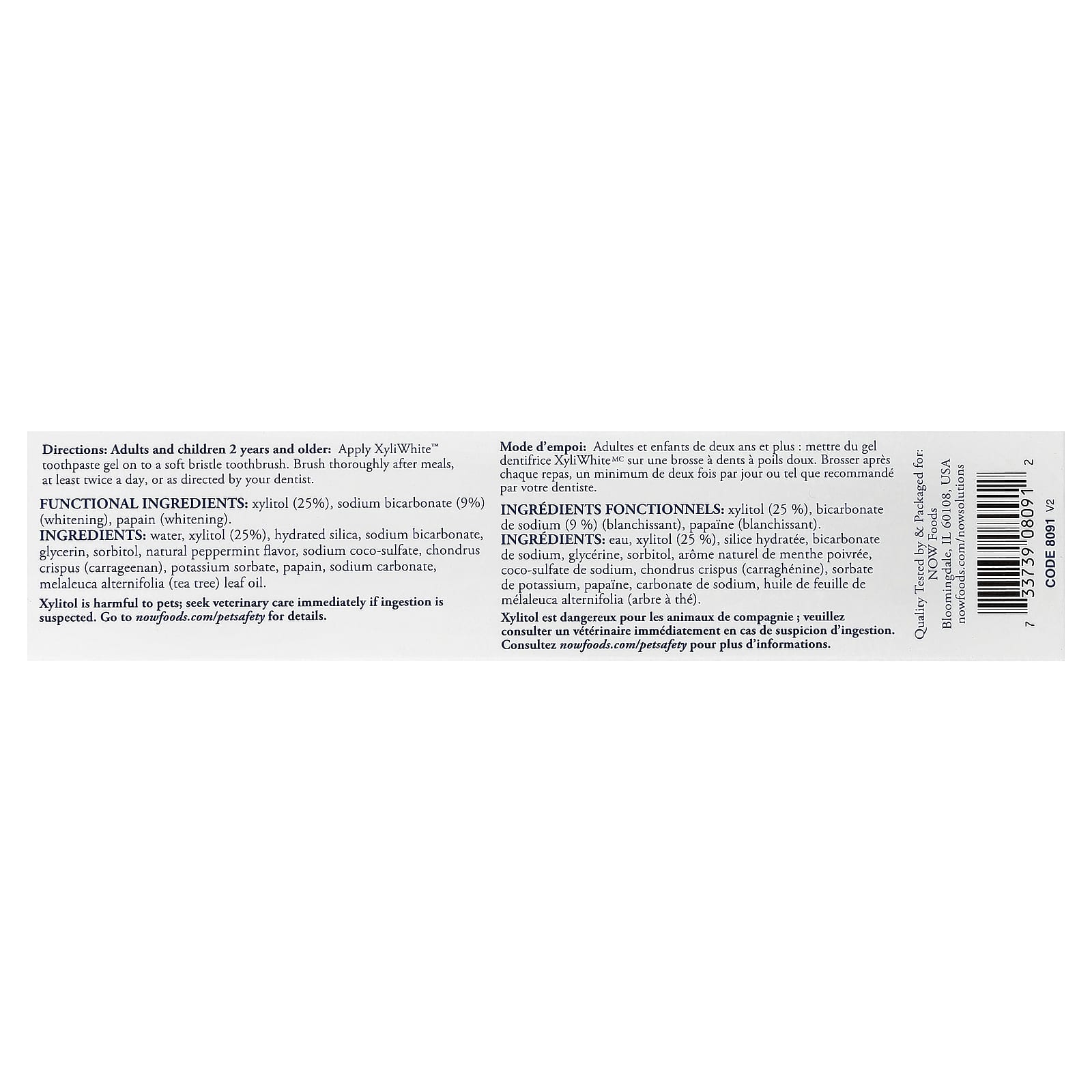 NOW Foods - XyliWhite Toothpaste Gel