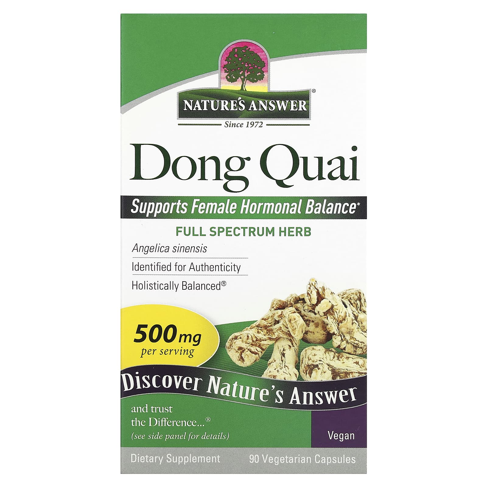 Dong Quai 500 mg Angelica sinensis framsida